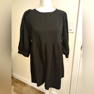 CJLA Puff Sleeve Mini Dress, Sz M